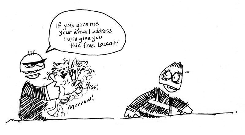 LOL cat for emailfunny schetch