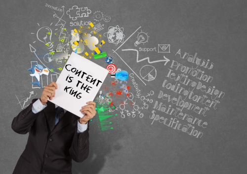 content-is-the-king-sign