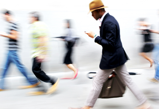 All the time on the phone