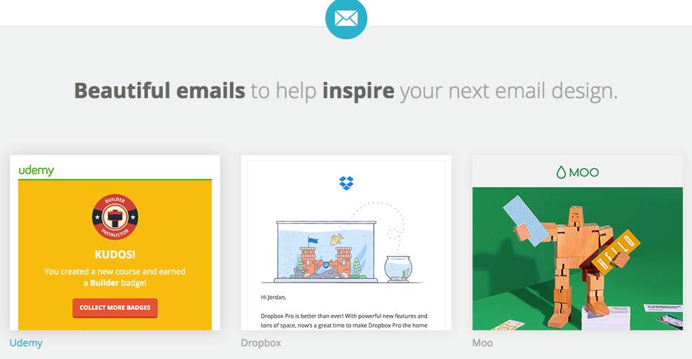 HTML Email Designs platform for inspiration